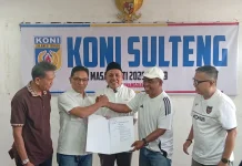Penyerahan SK Pengurus KONI Kota Palu Akhiri Polemik