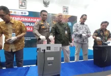 BI Sulteng Musnahkan 3.274 Lembar Uang Tidak Asli