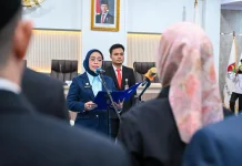 Sekprov Lantik 9 Pejabat Baru Lingkup Pemda Sulteng