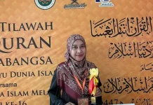Qoriah Muda Sulteng Sunarti Larisa Raih Tiga Besar MTQ Dunia
