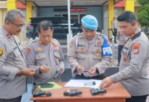 Kapolres Donggala Ingatkan Personel Gunakan Senpi Dinas Sesuai Prosedur