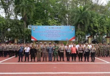 Polresta Palu Gelar Apel Gabungan Operasi Ketupat Tinombala 2026