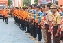 Apel Siaga Lebaran 2026, Basarnas Palu Tingkatkan Kualitas Pelayanan
