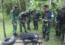 Danrem 132 Tadulako Cek Senjata dan Tinjau Latihan Satgas Yonif 714 Sintuwu Maroso