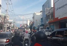 Kemacetan Warnai Jalan Gajah Mada jelang Berbuka Puasa