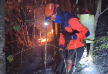 Karhutla di Desa Jononunu Parimo Petugas Temukan Tiga Titik Api