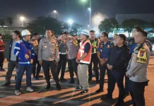 Kapolresta Palu Pantau Pengamanan Pemudik di Pelabuhan Pantoloan