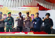 Pengamanan Malam Lebaran, 23 Personel Gabungan Bersiaga di Pos Pam Touwa