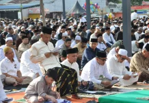 Pemkot Palu Laksanakan Shalat Idulfitri 1447 H di Lapangan Vatulemo