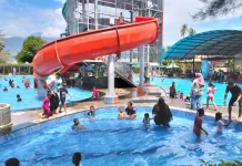 Milenium Waterpark Palu Ramai Dikunjungi saat Libur Lebaran