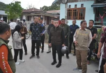 Wali Kota Palu Tinjau Tata Kelola Infrastruktur Permukiman di Kelurahan Tondo