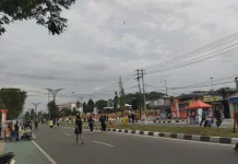 Pasca Lebaran, Lapak UMKM CFD Belum Ramai