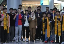 Wawali Palu Sambut Kedatangan Atlet Basket Juara Asia Pacific Cup