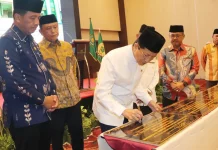 Menteri Agama Lantik Pengurus BP4 Sulteng, Resmikan KUA dan Madrasah SBSN 2025