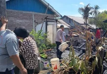 Kebakaran Menimpa Rumah Lansia di Moilong Banggai