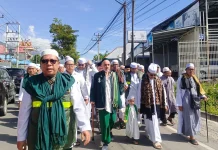 Dari Bukit Thursina ke Alkhairaat, Habib Rotan Jalan Kaki Hadiri Haul Guru Tua