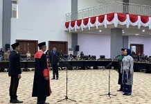 Arnila Resmi Dilantik Jadi Wakil Ketua DPRD Sulteng