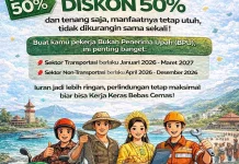 Beri Perhatian Bagi Peserta BPU, BPJamsostek Diskon Iuran 50 Persen