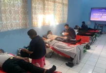 Ditjenpas Sulteng Gelar Aksi Donor Darah Sambut HBP