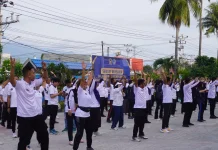 LPKA Palu Perkuat Solidaritas lewat Senam Sehat Peringati HBP ke-62