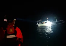 Tim SAR Gabungan Berhasil Evakuasi Nelayan Mati Mesin di Pulau Lutungan Toli-Toli