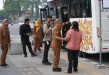 Pemkot Palu Wajibkan ASN Naik Transportasi Umum Bus Trans Palu