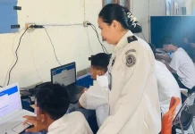 Empat Anak Binaan LPKA Palu Ikuti Ujian Tes Kemampuan Akademik