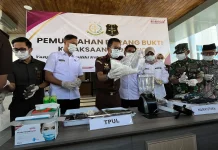 Kejari Sigi Musnahkan 1 Kilogram Sabu