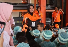 Basarnas Palu Edukasi Siswa TK Aisyiyah Soal Keselamatan sejak Dini