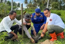 Peringati Hari Bumi, BPBD Parimo Hijaukan Dua Desa di Parigi Moutong