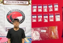 Ungkap Kasus Narkoba Jenis Sabu, Polresta Palu Amankan MR