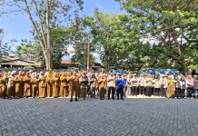HUT ke-22 Tagana, Dinsos Kota Palu Gelar Baksos dan Donor Darah