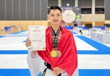 Personel Polda Sulteng Raih Tiga Medali di Kejuaraan Taekwondo Osaka