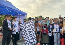 Sambut Hardiknas, Ratusan Peserta Ikuti Fun Run di Donggala