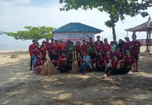 STAH Dharma Sentana Gelar Aksi Bersih dan Tanam Mangrove di Parimo