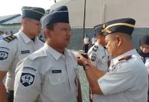 Ditjenpas Sulteng Kukuhkan Satops Patnal dan Sematkan Kenaikan Pangkat Pegawai