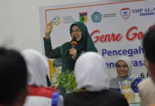 Cegah Stunting, Bunda Genre Palu Ajak Siswa SMP Tunda Usia Perkawinan