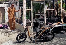 Korsleting Listrik, Satu Rumah di Kasimbar Parimo Terbakar