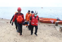 Simulasi Kecelakaan Pelayaran, Basarnas Palu Asah Kemampuan Penyelamatan di Air