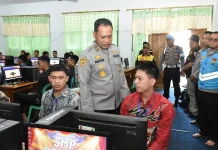 Rekrutmen Polri 2026, Polda Sulteng Sebar Ujian CAT di Dua Sekolah Palu