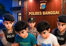 Polres Banggai Amankan Dua Remaja Terduga Pelaku Penggeroyokan