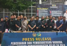 Wujudkan Lapas Bersinar, Lapas Kelas IIA Palu Geledah Kamar Wabin