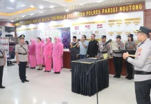 Polres Parimo Lakukan Rotasi Jabatan