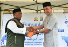 Polda Sulteng Sembelih 139 Sapi dan 20 Kambing di Hari Raya Idul Adha 1447 H
