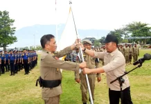 Ratusan Pengaman Daerah Pemkot Palu Ikuti Peringatan Gabungan di Toli-Toli