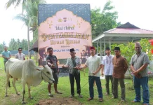 Polres Sigi Sembelih Enam Sapi dan Tiga Kambing Hari Raya Idul Adha 1447 H
