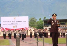 Hari Lahir Pancasila, Polres Sigi Teguhkan Nilai Persatuan dan Kedamaian