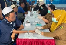 Cegah Penyakit Menular, Lapas Palu Gelar Skrining VCT Mobile