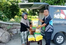 Polres Parigi Moutong Salurkan 20 Sak Beras Subsidi Melalui Gerakan Pangan Murah