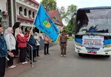 Wakil Wali Kota Palu Lepas Puluhan Kafilah untuk Ikut Dalan Ajang MTQ ke-21 Sulteng,
